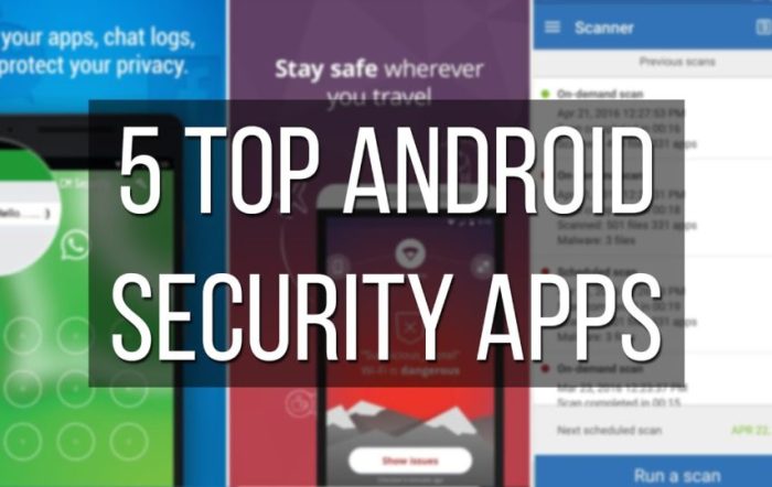 Personal security apps